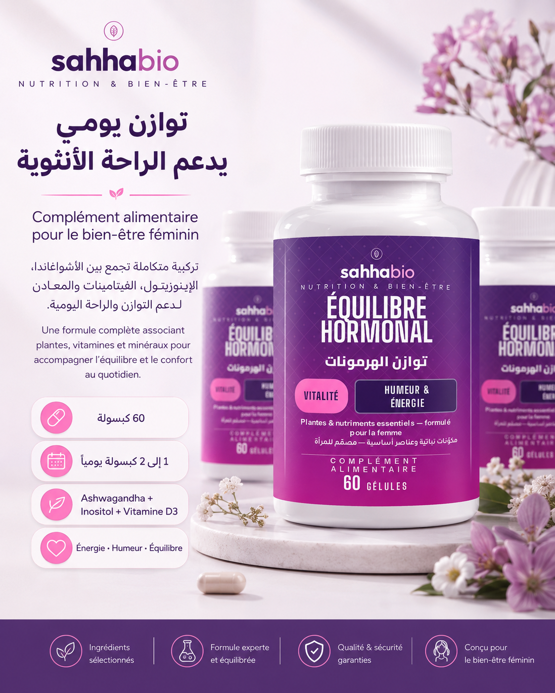 SahhaBio Équilibre Hormonal