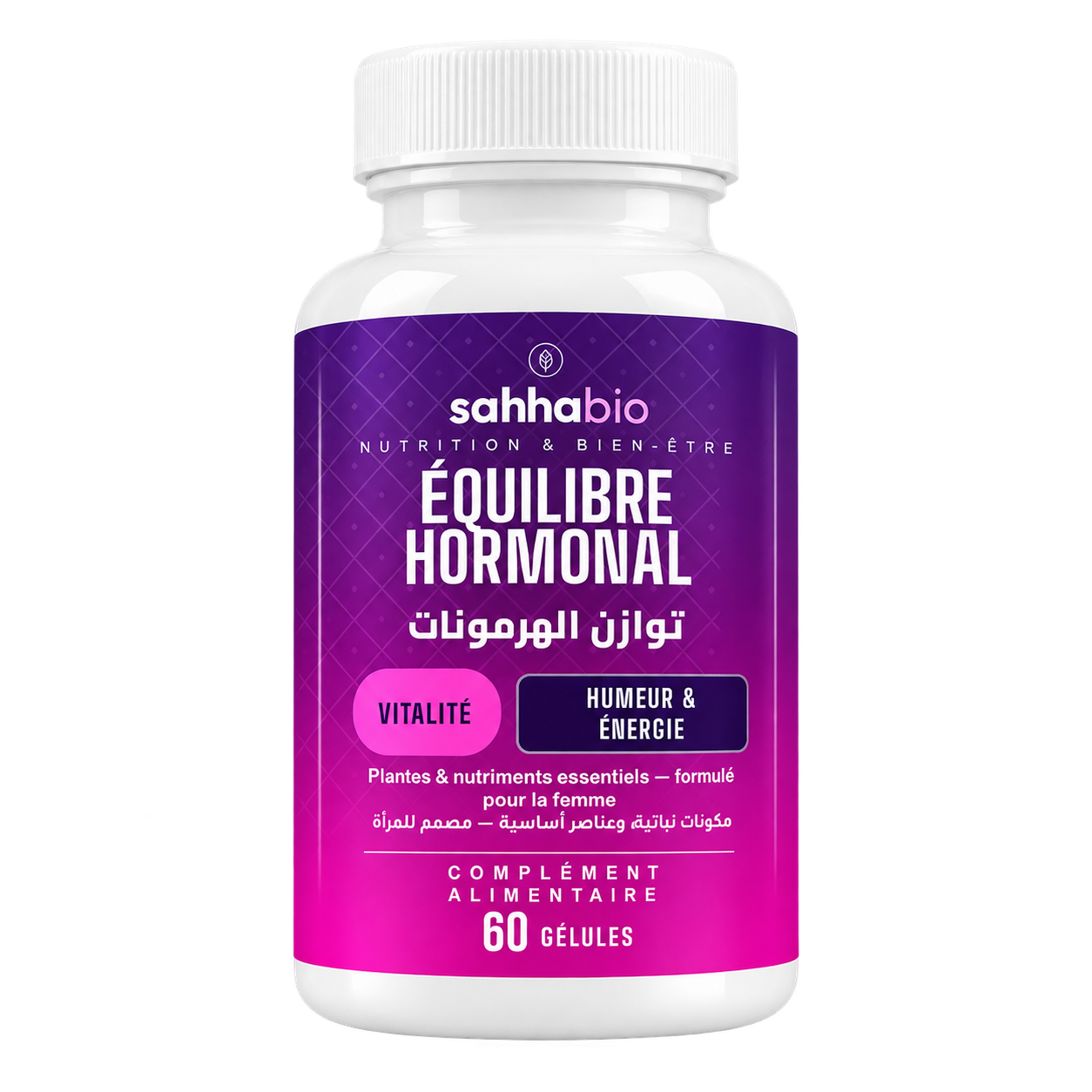 عبوتان من SahhaBio Équilibre Hormonal