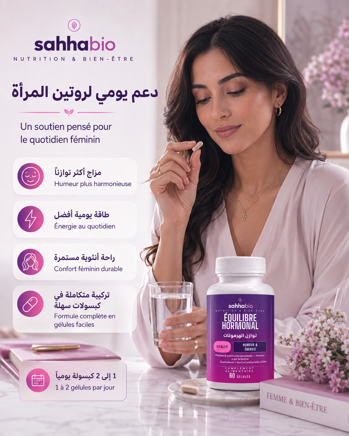 SahhaBio طريقة الاستخدام