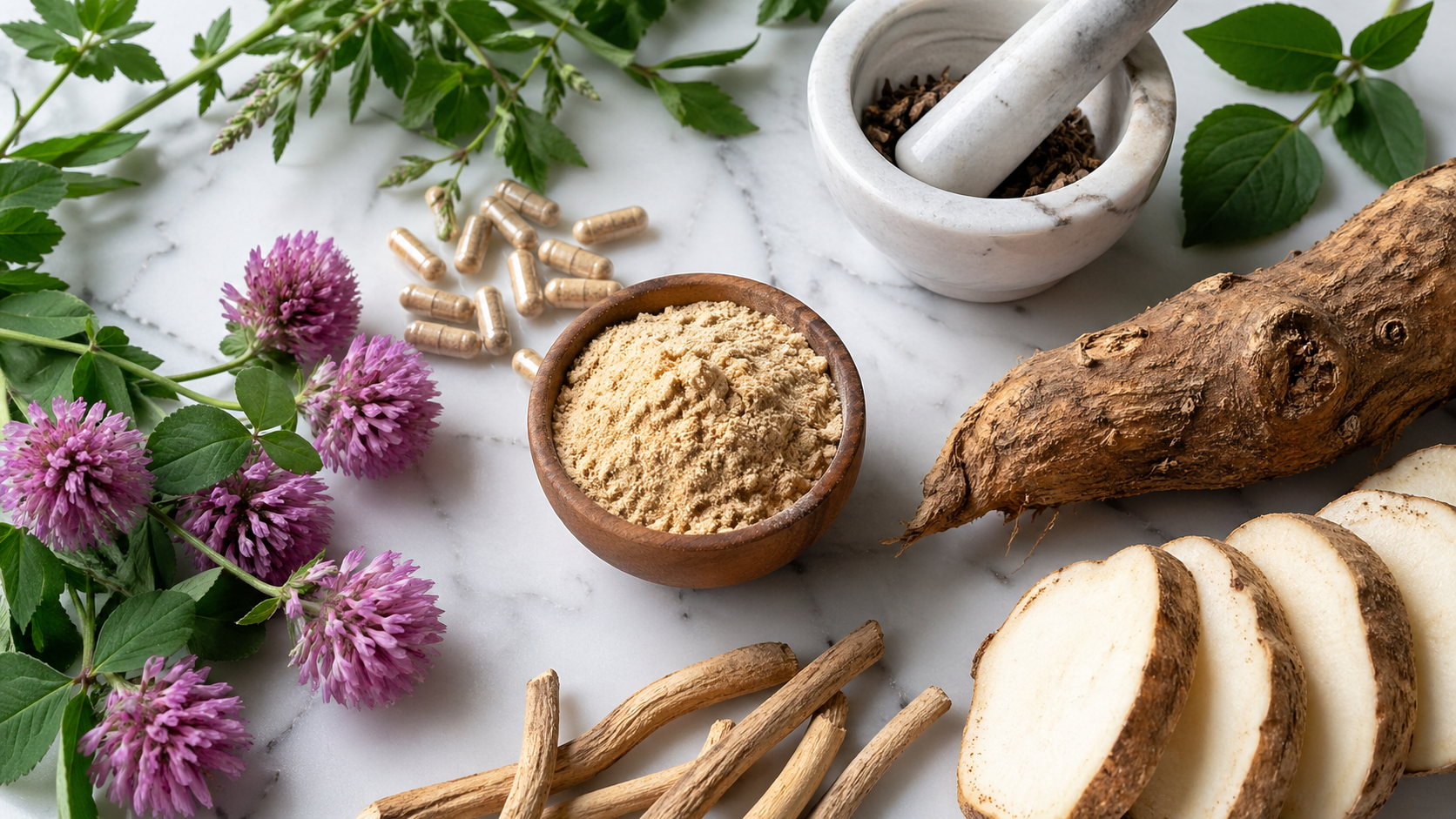 مكونات طبيعية أعشاب صحية